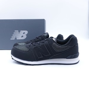 Size 6.5Y Youth / 8 Women's New Balance 574 Sneaker GC574FB2 Black | eBay