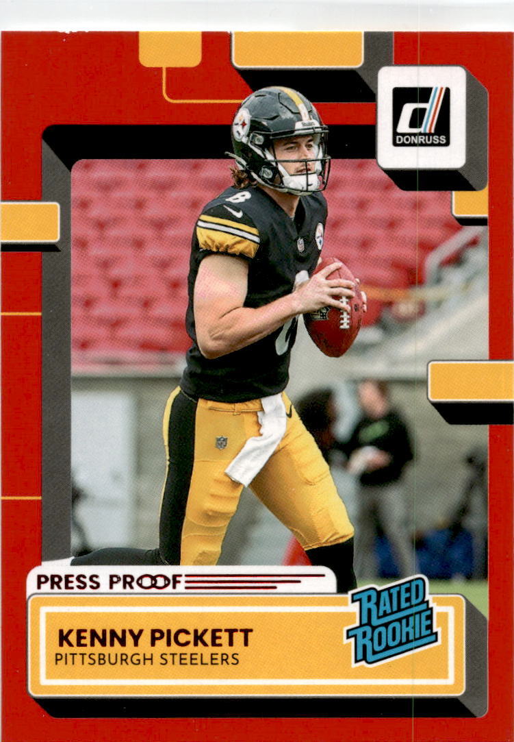 2022 Donruss Red Press Proof  #301 Kenny Pickett Pittsburgh Steelers