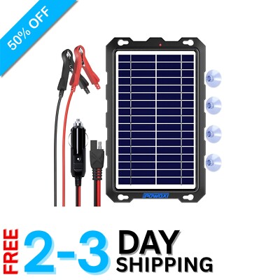 Upgrade Your Battery Life: 7.5W Waterproof Solar Charger with Smart Controller