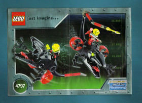 2002 LEGO ALPHA TEAM MISSION DEEP SEA 4797 Instruction Book