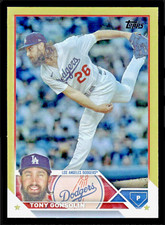 2023 Topps Tony Gonsolin Gold Rainbow Foil #202 - Los Angeles Dodgers