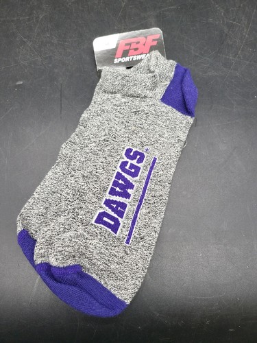 Washington DAWGS Socks Size Large SOCKS No Show Socks - Picture 2 of 3