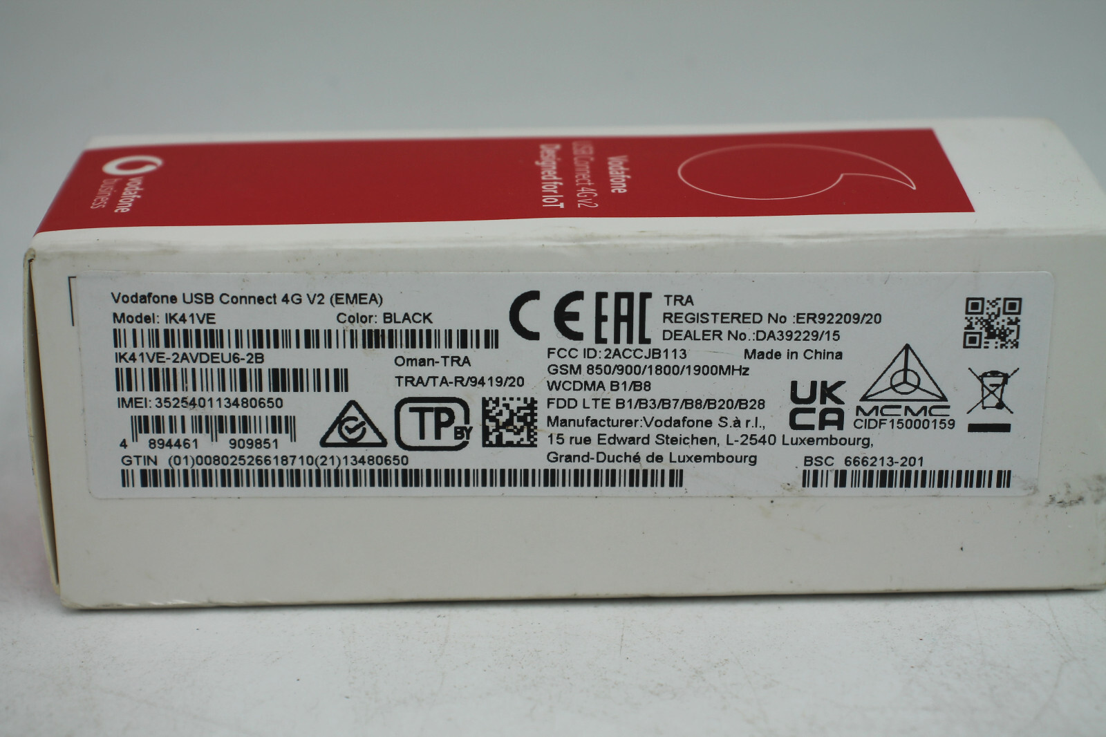 Vodafone USB Connect 4G V2 IK41VE BLACK New & Sealed eBay