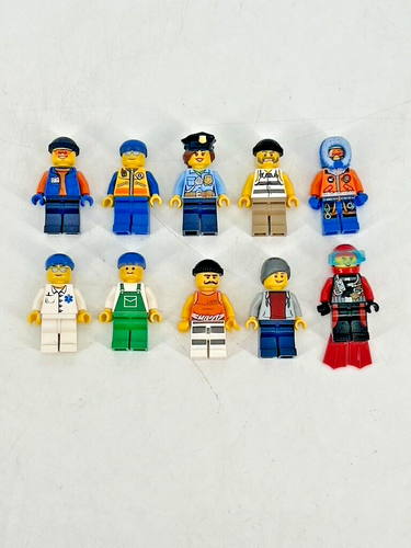 10 Lego MiniFigs CTY0479 CTY1146 CTY0492 CTY0496 CTY0089 CTY0602 CTY0612 CTY0654 - 第 1/2 張圖片