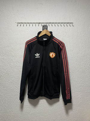 Manchester United 2023 Adidas Originals Jacket Track Top Men's Black Sz M