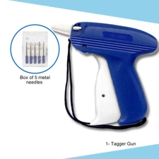 Garment Price Label Tag Tagging Gun 1000 Barbs 5 Needle