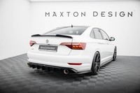 Spoiler CAP FüR 3D Volkswagen Jetta GLI Mk7 Heckspoiler Dachspoiler Schwarz
