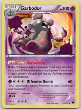 Garbodor 57/122 Holo Rare Pokemon Lightly Played
