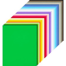 Sheets Colored Cardstock, 8.5 x 11 Inches Craft Paper Heavyweight 60