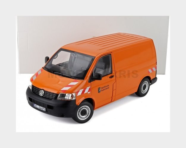NOREV 188618 Volkswagen T5 Van Transporter 2003 Orange 1/18 Diecast