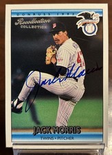 Jack Morris 1991 Leaf Recollection Collection AUTO /40 Detroit Tigers Minn Twins