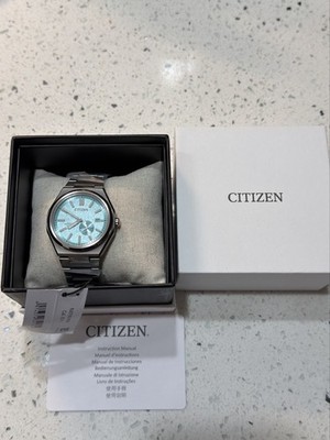 Citizen NJ0180-80M Automatic 40mm Tiffany Blue 100m Box Manual