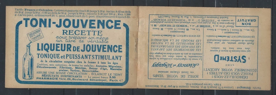 G - 281 - TRES PEU COURANTE - COUVERTURE TP 140 - S 82 A - TTB - Photo 2/2