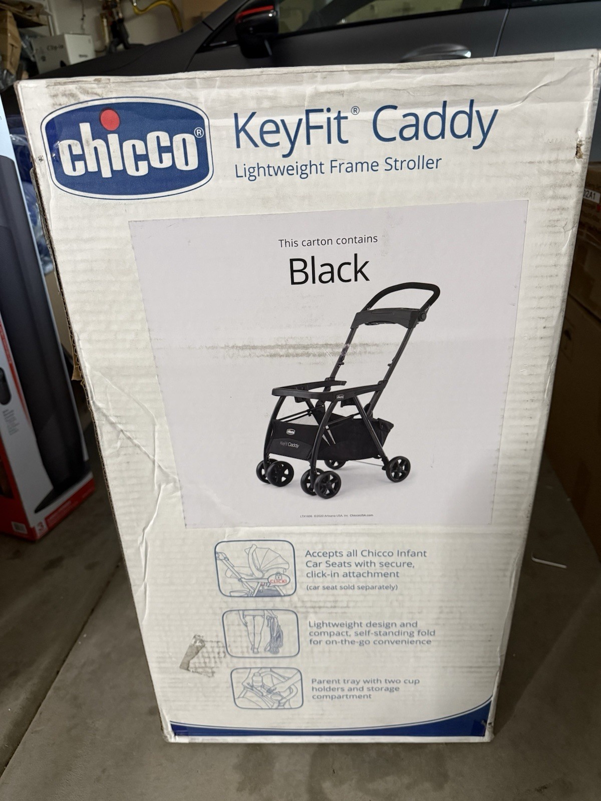 Chicco Keyfit Caddy Stroller Frame - Black Brand New 