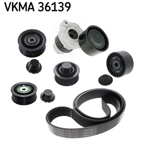SKF Keilrippenriemensatz U.A. FüR Dacia, Renault-image