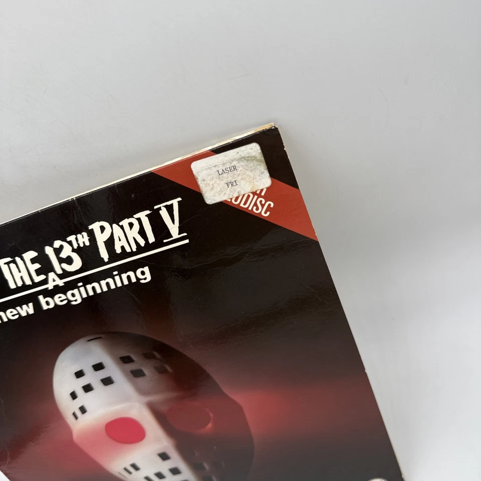 Friday the 13th Part V - A New Beginning (Laserdisc LD, 1985) - Imagem 3 de 4