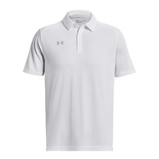 Under Armour 1290140 Men's UA Tech Team Polo Golf Shirt, White, 2X-Large