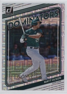 2022 Panini Donruss Dominators Vector Matt Olson #D-6 0b3