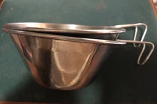 Vintage Coleman Peak 1 Stainless Steel Sierra Cups unused 
