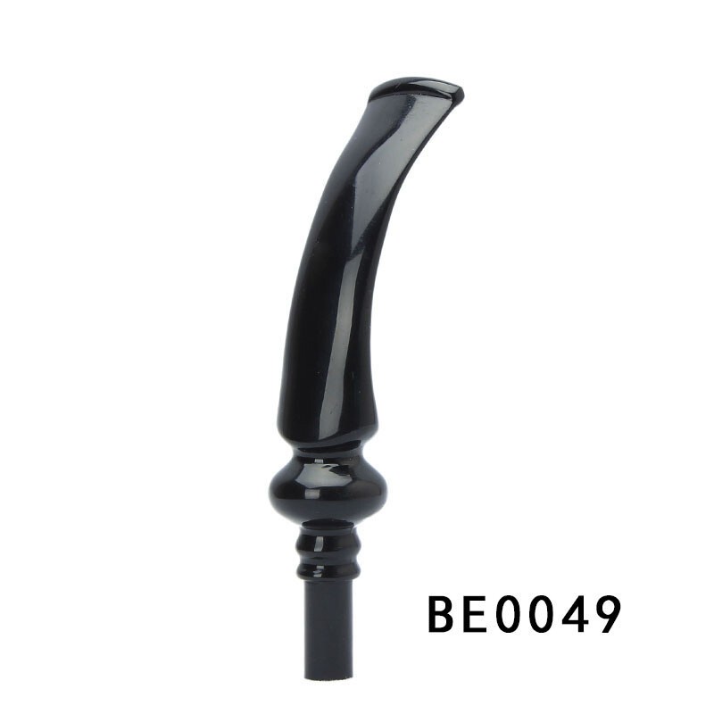 3mm Acrylic Bent Pipe Stem Curved Mouthpiece For Briar Freehand Tobacco ...