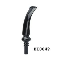 3mm Acrylic Bent Pipe Stem Curved Mouthpiece For Briar Freehand Tobacco Pipe DIY