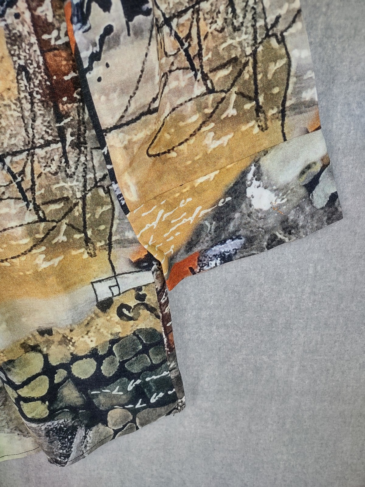 Dolcezza Top Small Multicolor Artsy Lagenlook But… - image 14