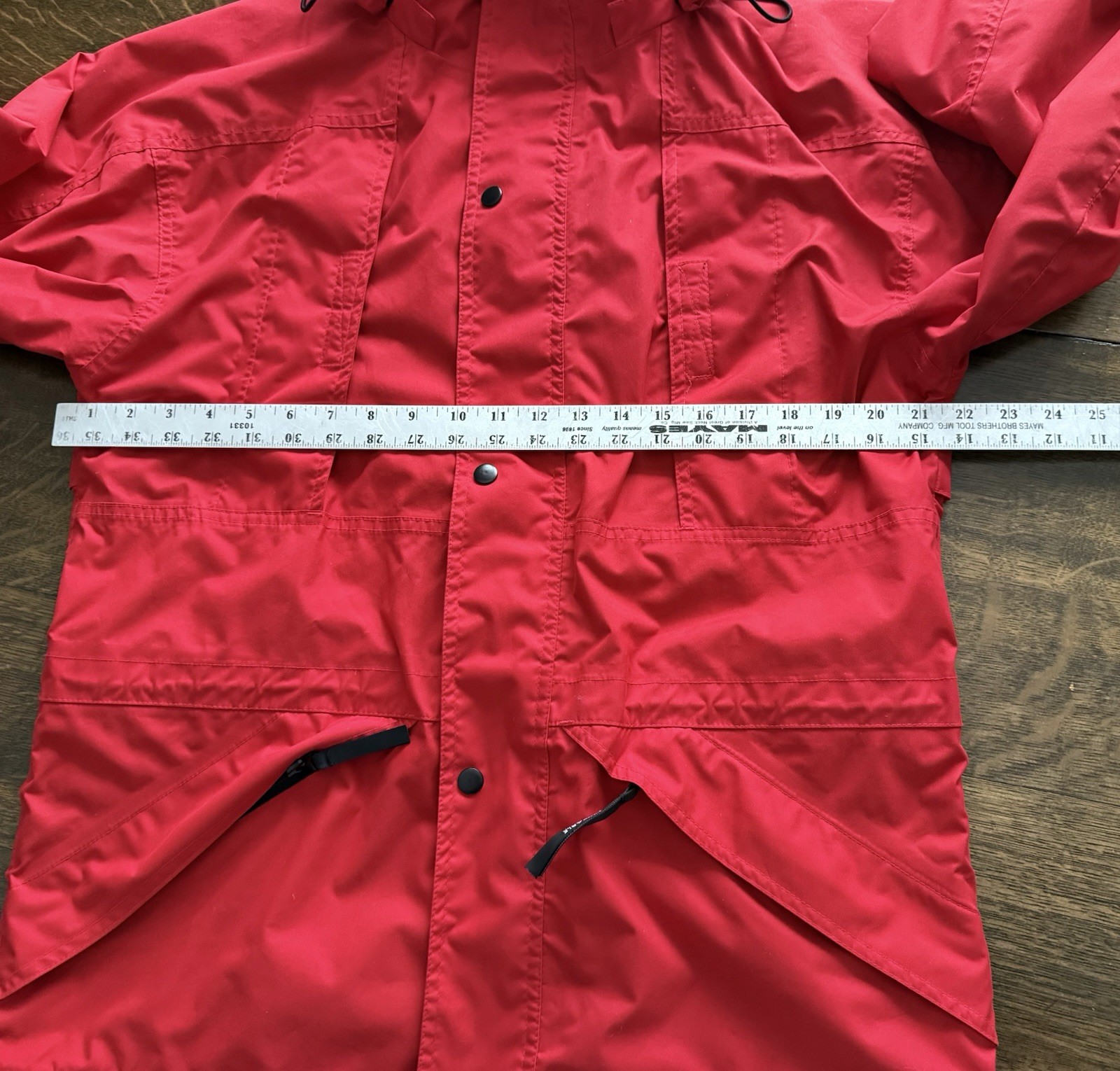 Helly Hansen Red Shell Rain Wind Jacket Mens Smal… - image 9