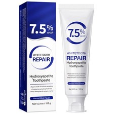 7.5 Nano Hydroxyapatite Toothpaste - Tooth Whitening Repair Enamel Streng...
