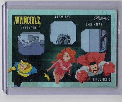 Keepsake  Invincible Atom Eve Omni-Man Triple Relic #525 Silver