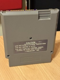 Monster Party: Nintendo Entertainment System NES 1989 Authentic Cartridge