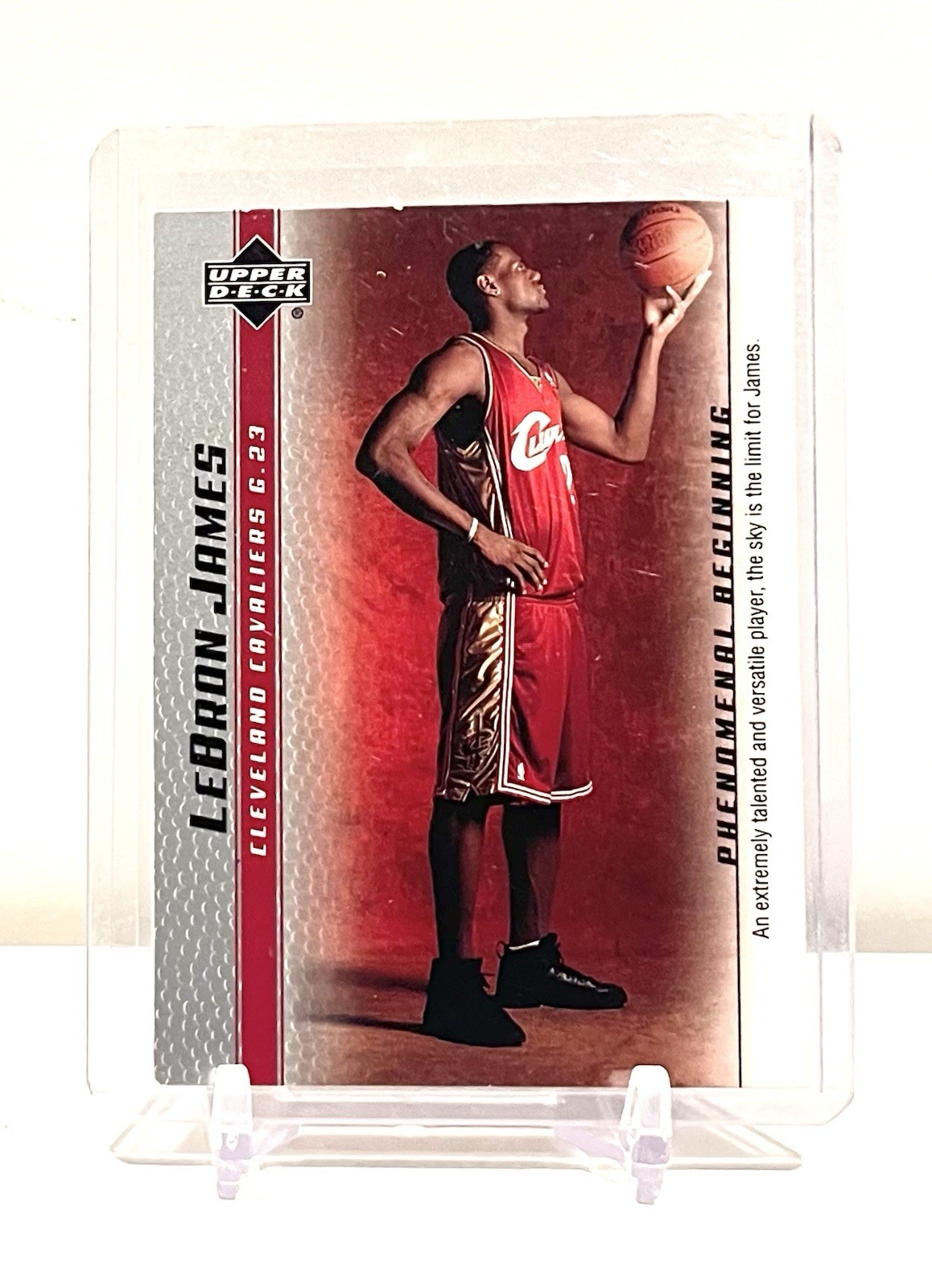 2003-04 Upper Deck Lebron James Phenomenal Beginning - LeBron James #1 (RC)