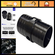 1-12 Radiator Hose Barb Coupler Adapter With 18 Npt Steam Port - Aluminum Ls