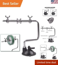 Lightweight Fishing Line Spooler with Suction Cup - Adjustable & Portable