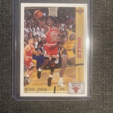Michael Jordan 1991-92 Upper Deck #44 NBA basketball  Chicago Bulls