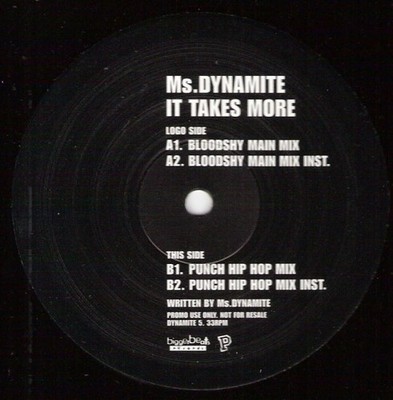 Ms. Dynamite - It Takes More (12'', EP, Promo)