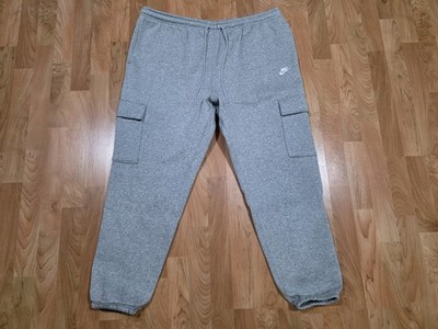 Nike Sportswear Men's Club Fleece Cargo Cuffed Pants FN3805-063 XXL NWT Grey
