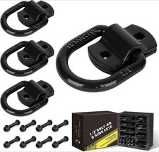 12 Heavy Duty Bolt-on Forged D Ringbreak Strength Tie Down Anchors Hooks