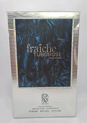 FRAICHE TUBOROSE 100ml EDP Women's Perfume by NYLAA Floral 3.4oz New Boxed 