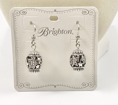 Brighton Earrings SHIMMERING STAR French Wire NWT Interchangeable Charms. #1016
