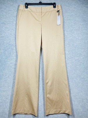Express Design Studio Editor Pants Women Size 8 Flare Leg Stretch Sateen NWT