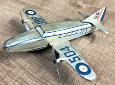 METTOY - Avion 504 JBP en tôle lithographiée années 40/ 50 - L : 14 cm - TBE