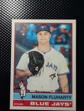 2025 Topps Heritage MASON FLUHARTY Toronto Blue Jays Base 509 RC Rookie Card