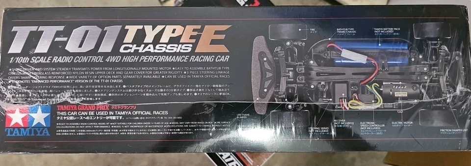 Kit Tamiya 1/10 Mercedes Benz 190E 4x4 con motor chasis TT-01E y ESC #58638-60A Foto 2 de 3