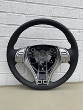 15-18 Nissan Altima Leather Steering Wheel Switches 484309hs7a Heavy Cosmetic