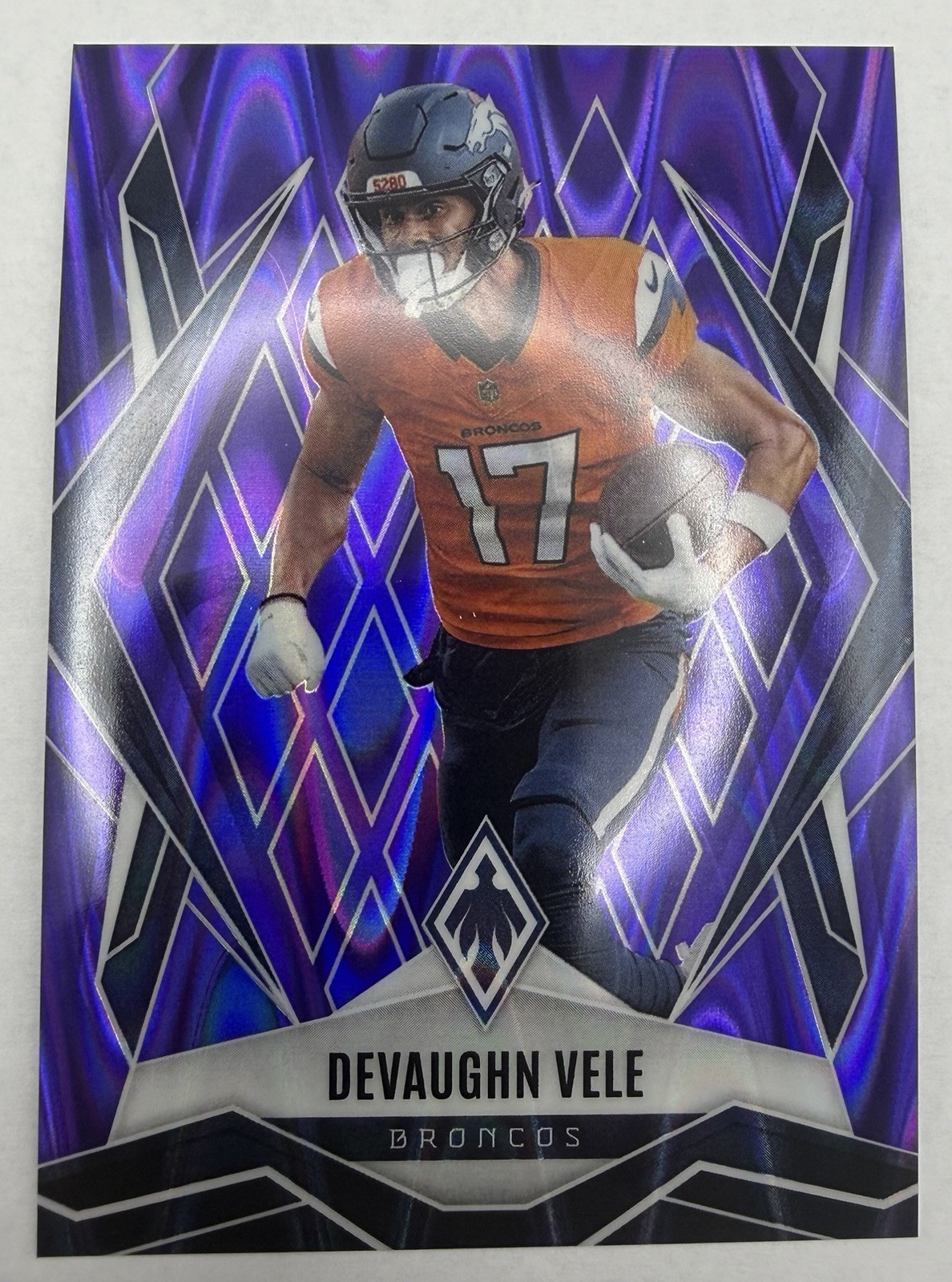 2025 Panini Phoenix - Devaughn Vele #14 Purple Seismic /49