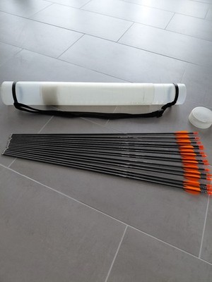 15 Carbonpfeile Easton Super Lite ACC in Aufbewahrungsbox  wenig benutzt