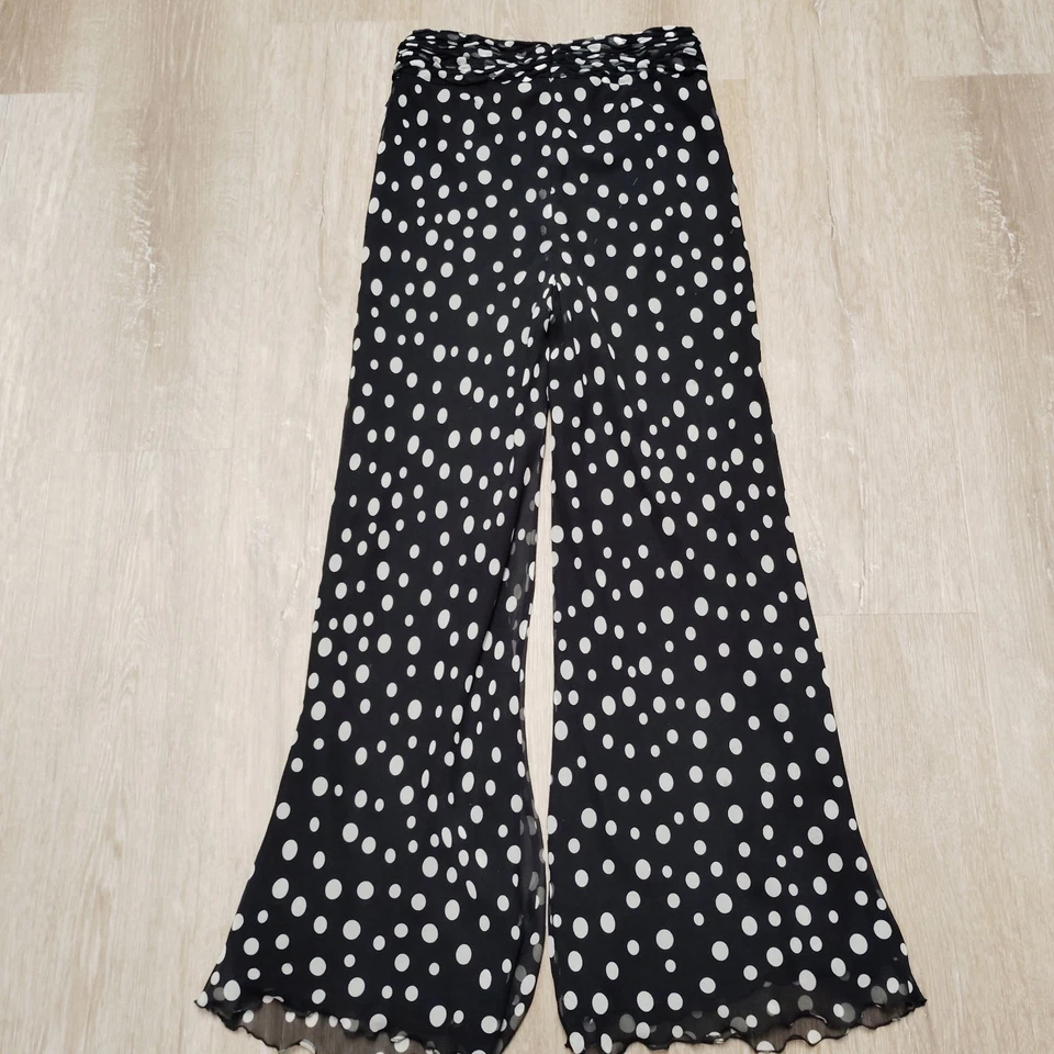Pantalones Carlisle para mujer forrados de seda forrados a lunares talla 0 Foto 3 de 4