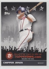 2009 Topps ToppsTown Redemption Code Cards Chipper Jones #TTT21 HOF 2u3