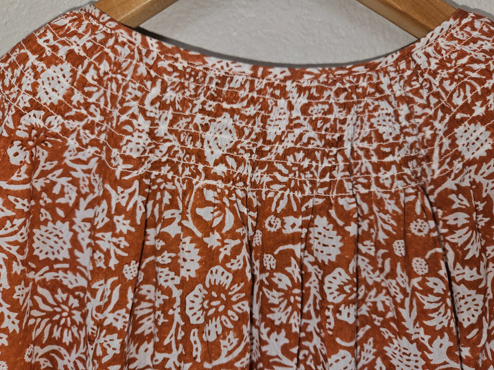 Cleobella Adele Buttoned Peasant Blouse Size Smal… - image 12