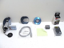 Hitachi DZ-MV550A DVD Hybrid Camcorder with Round Caddy Holder 18x Optical Zoom